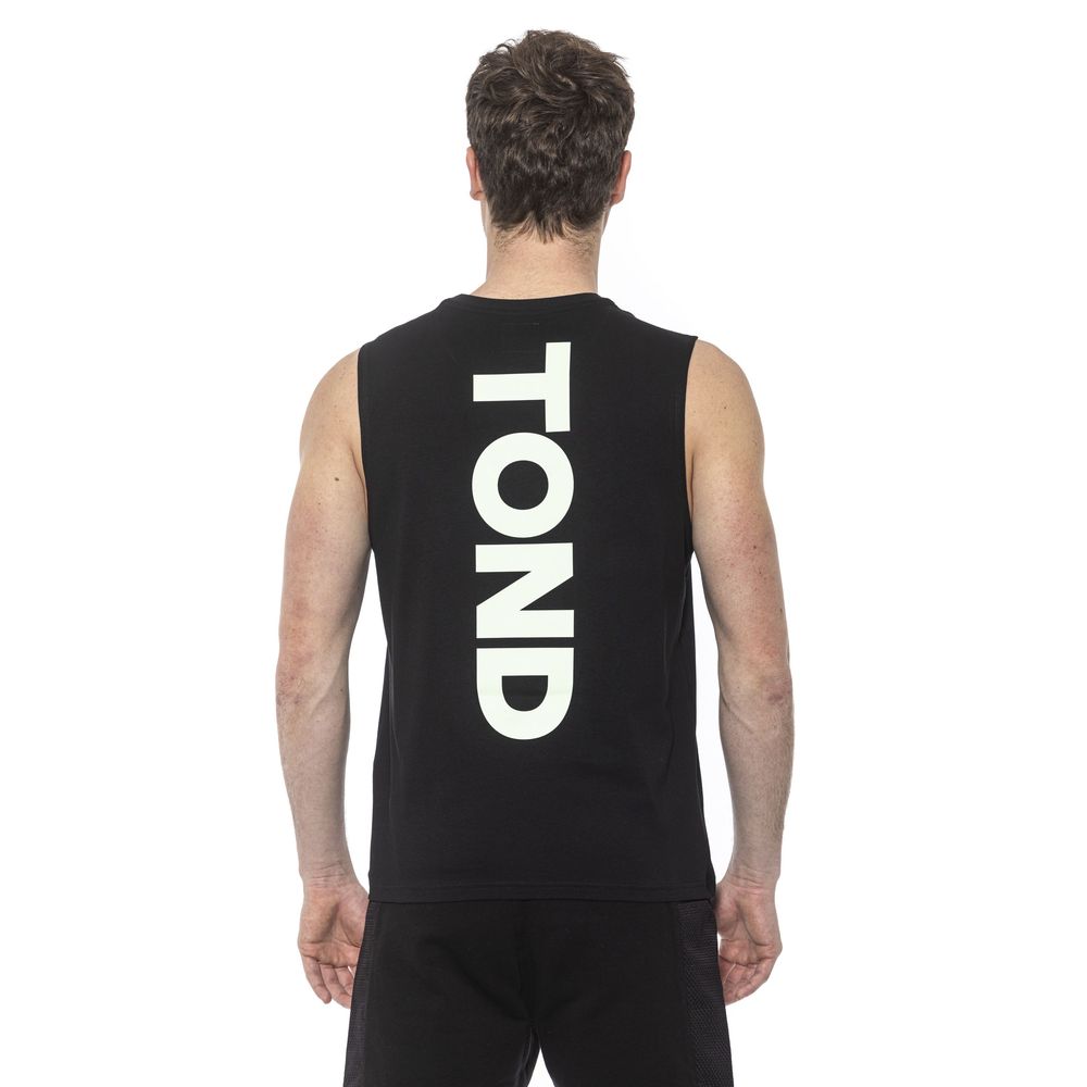 Black Cotton Underwear Tank Top