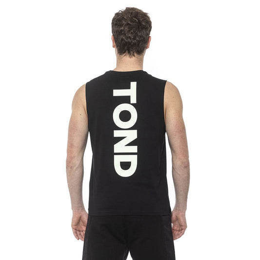 Black Cotton Underwear Tank Top