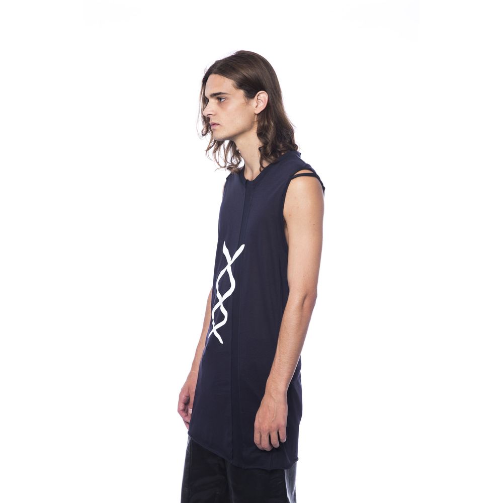 Black Cotton Underwear Tank Top