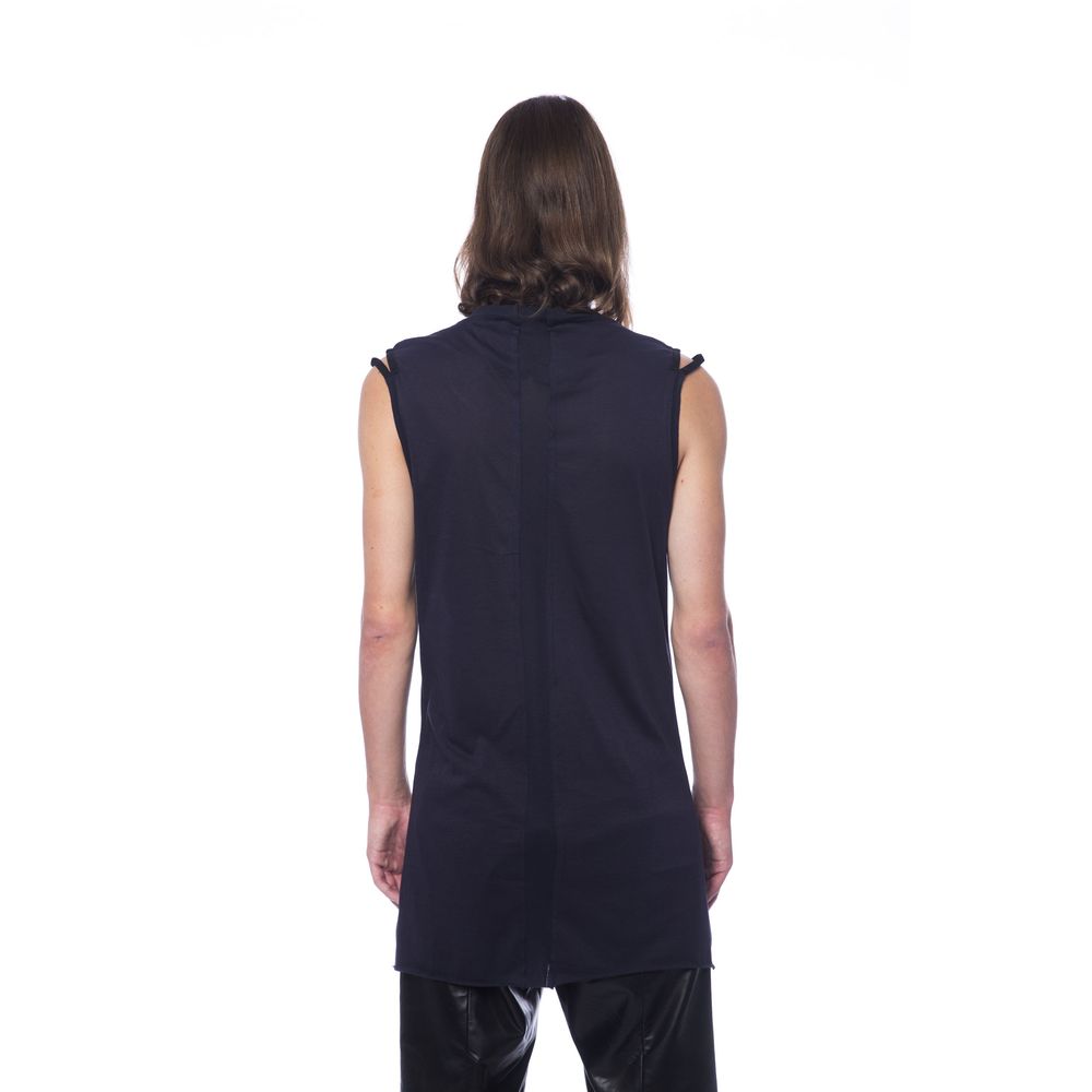 Black Cotton Underwear Tank Top