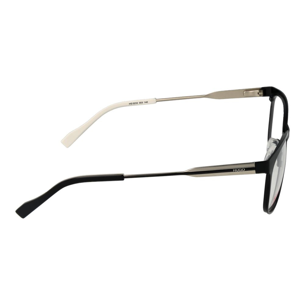 Eyeglasses Frames by Hugo Boss for women in black features an refined silhouette, showcasing a sophisticated black coloured frame and refined full-frame frame design for a refined look.