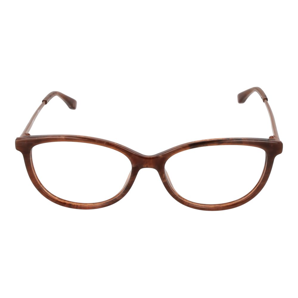 Eyeglasses Frames by Hugo Boss for women in and brown showcases a refined silhouette, detailed with a brown coloured frame finish and a sophisticated full-frame frame design.