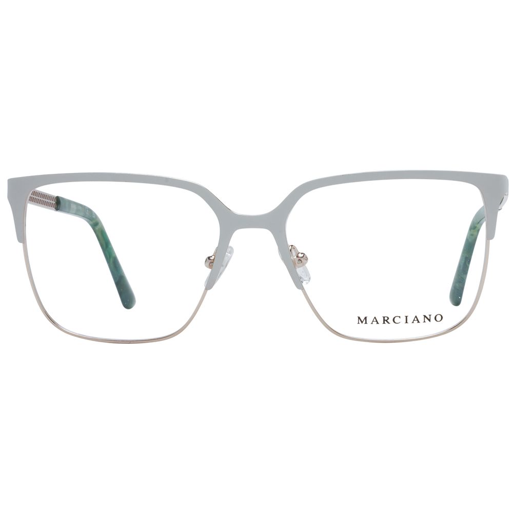 Eyeglasses Frames by Marciano by Guess for women in and cream showcases a refined silhouette, detailed with a cream coloured frame finish and a sophisticated full-frame frame design.