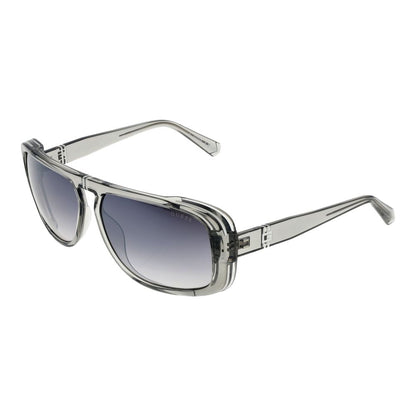 Guess Rectangle Dark-Tint Plastic Sunglasses - Grey