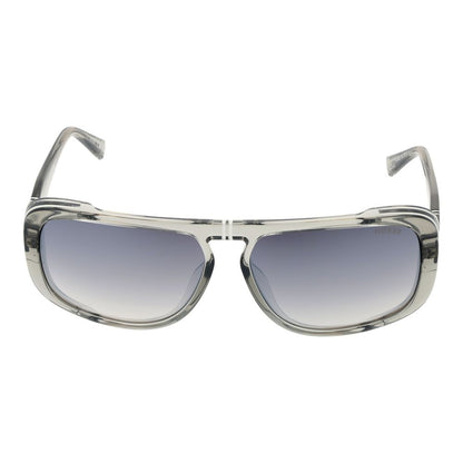 Guess Rectangle Dark-Tint Plastic Sunglasses - Grey