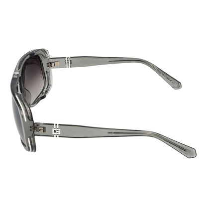 Guess Rectangle Dark-Tint Plastic Sunglasses - Grey