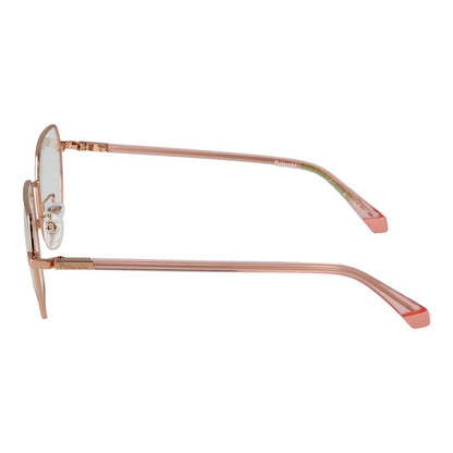 Eyeglasses Frames by Polaroid for women in and gold showcases an refined full-frame frame design featuring a sophisticated gold coloured frame for an refined and refined aesthetic.