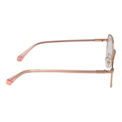 Eyeglasses Frames by Polaroid for women in gold showcases a refined full-frame frame design with a refined gold coloured frame finish for a refined and sophisticated look.