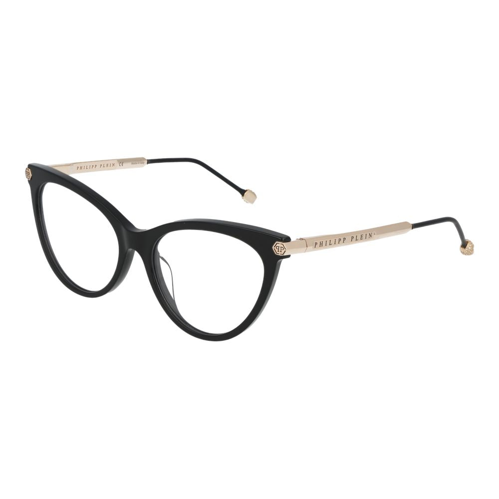 Philipp Plein Women's Full-Rim Cat-Eye Cellulose Acetate Eyeglasses Frames - Black