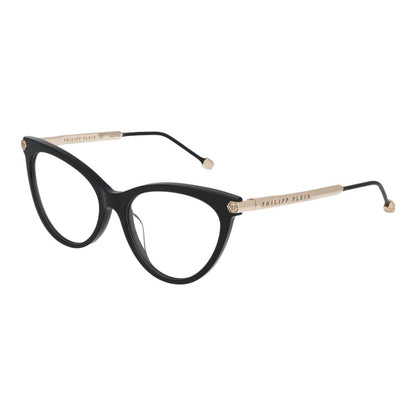 Philipp Plein Women's Full-Rim Cat-Eye Cellulose Acetate Eyeglasses Frames - Black