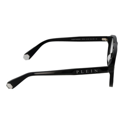 Eyeglasses Frames by Philipp Plein for men in black features a refined silhouette, showcasing a refined black coloured frame and full-frame frame design for a sophisticated, premium look.