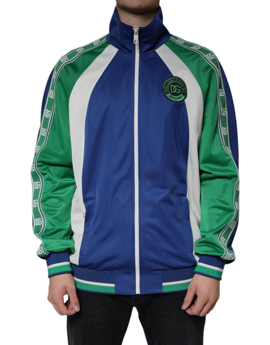 Dolce & Gabbana Men's Polyester & Nylon Bomber Jacket - Multicolor