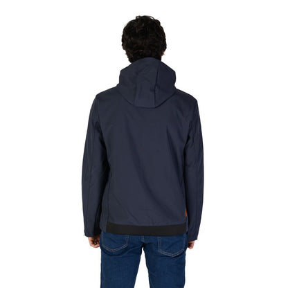 Jacket by Suns for men in stretch polyester blue presents a authentic silhouette, artfully detailed with a authentic and functional for a premium authentic finish.
