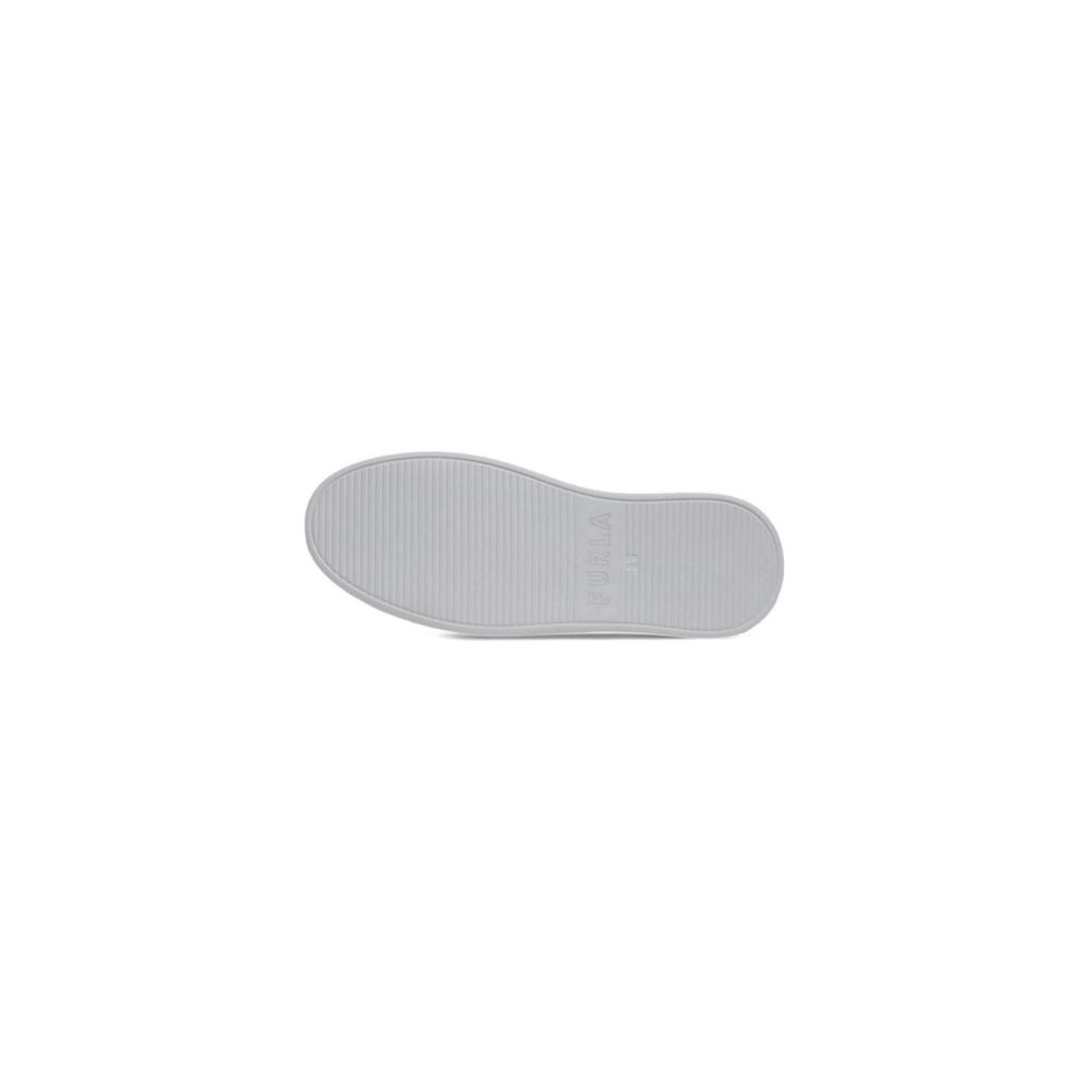 Sneakers by Furla for women in polethylene polyurethane leather white presents a sumptuous silhouette as Women's Casual Polethylene Polyurethane Leather Sneakers, expertly defined by a sumptuous casual style for a sumptuous, high-fashion look.