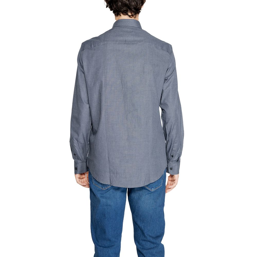 Armani Exchange Men's Cotton Shirt - Blue