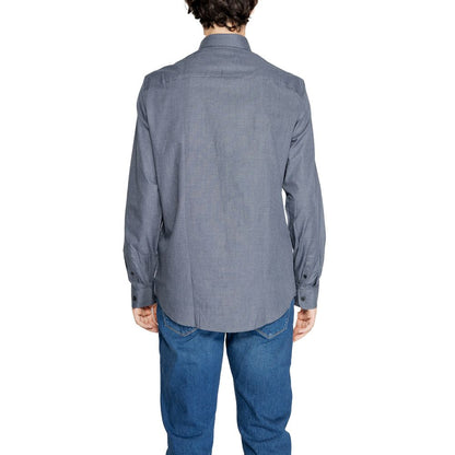 Armani Exchange Men's Cotton Shirt - Blue