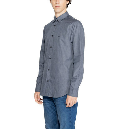 Armani Exchange Men's Cotton Shirt - Blue