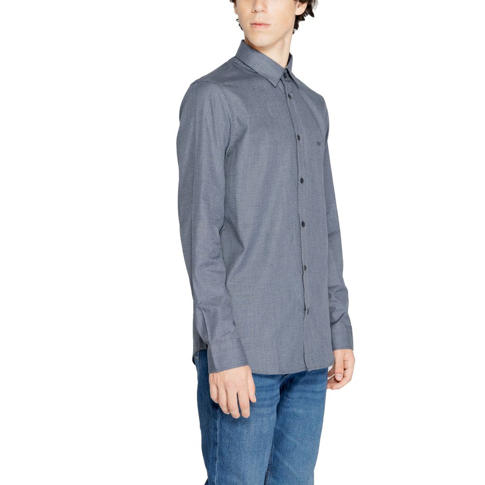 Armani Exchange Men's Cotton Shirt - Blue