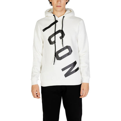 Sweater by Icon for men in cotton polyester white showcases a downtown chic silhouette, artfully finished with a downtown chic and for a sophisticated, high-end look.