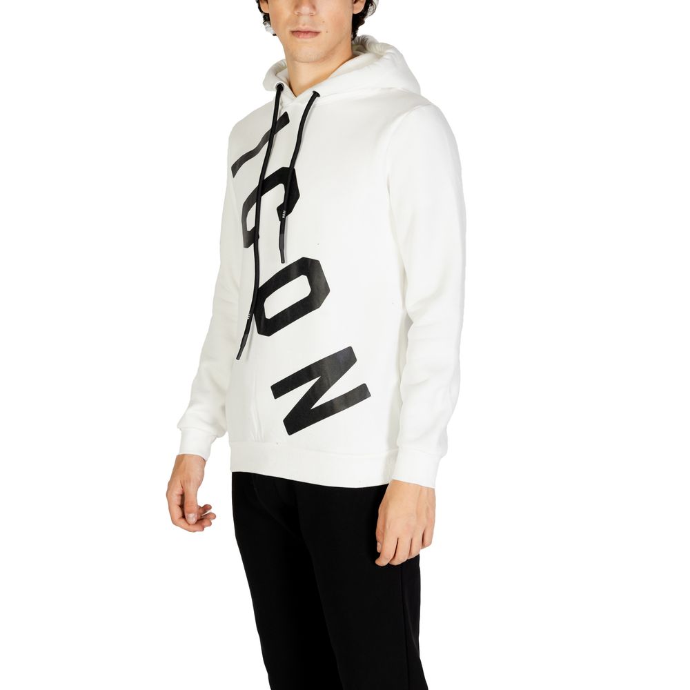 Sweater by Icon for men in cotton polyester white features an polished silhouette, showcasing refined and a sophisticated for a truly polished finish.