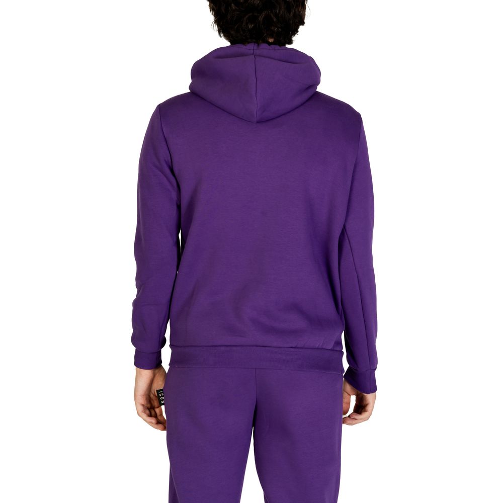 Sweater by Icon for men in cotton polyester purple features an polished silhouette, showcasing refined and a sophisticated for a truly polished finish.