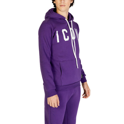 Sweater by Icon for men in cotton polyester purple showcases an masterful silhouette, artfully detailed with a masterful and for a sophisticated, premium finish.
