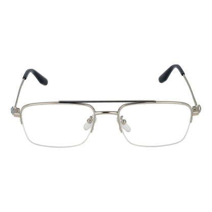 Eyeglasses Frames by BMW for men in metal gray features an refined silhouette, showcasing the refined gray coloured frame and sophisticated half-frame frame design.