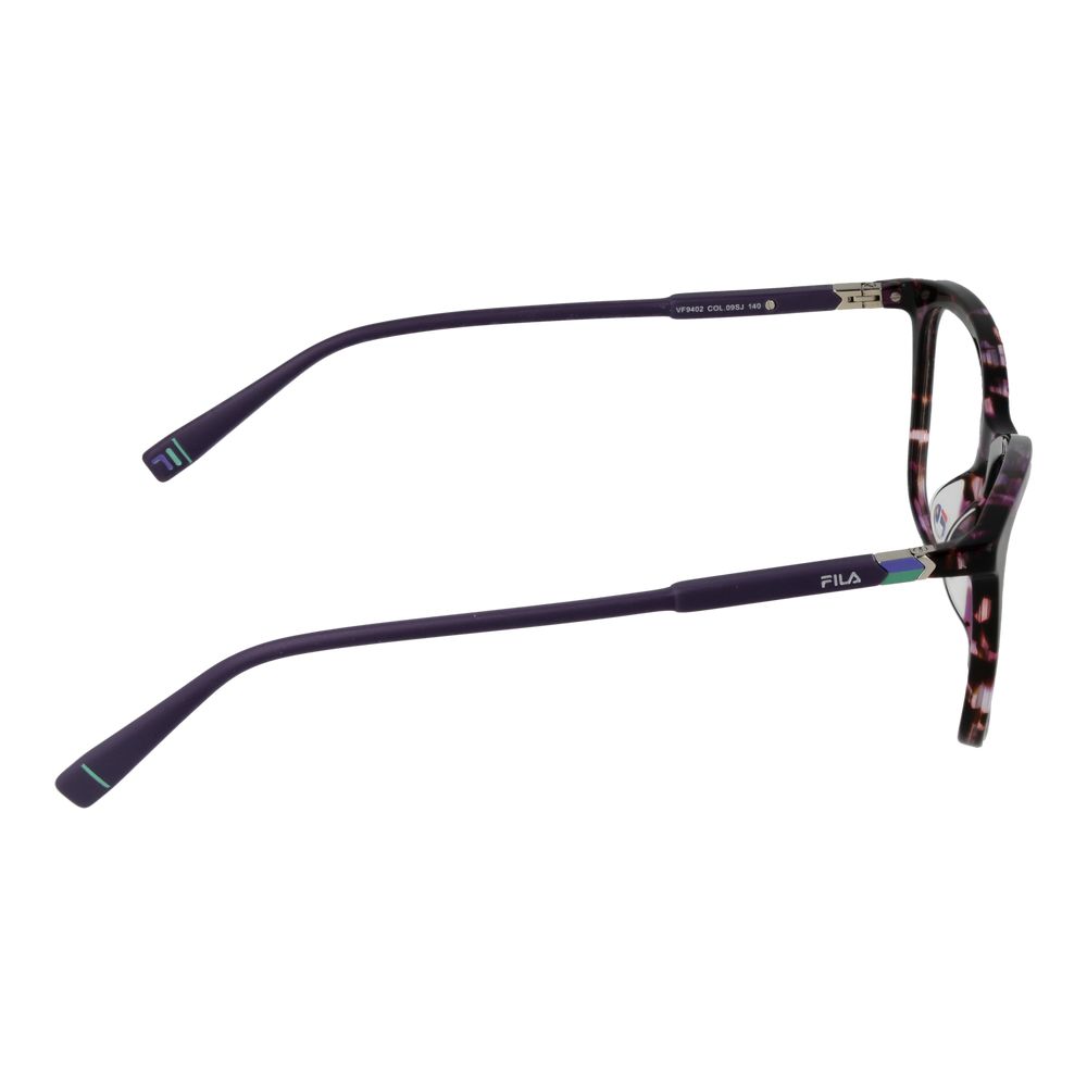 Eyeglasses Frames by Fila for women in and purple showcases a refined silhouette, detailed with a purple coloured frame finish and a sophisticated full-frame frame design.