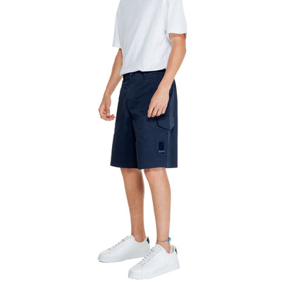 Armani Exchange Men's Stretch Cotton Bermuda Shorts - Blue