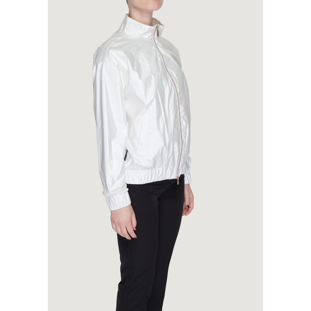 Jacket by Suns for women in polyester white presents a authentic silhouette, artfully detailed with a authentic and functional for a premium authentic finish.
