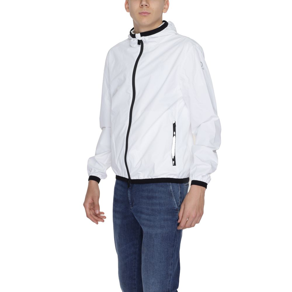 Jacket by Suns for men in polyester white features an utilitarian silhouette with a refined , showcasing sophisticated for an utilitarian aesthetic.