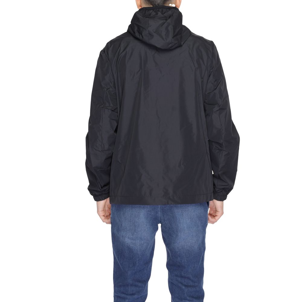 Jacket by Suns for men in polyester black presents a authentic silhouette, artfully detailed with a authentic and functional for a premium authentic finish.