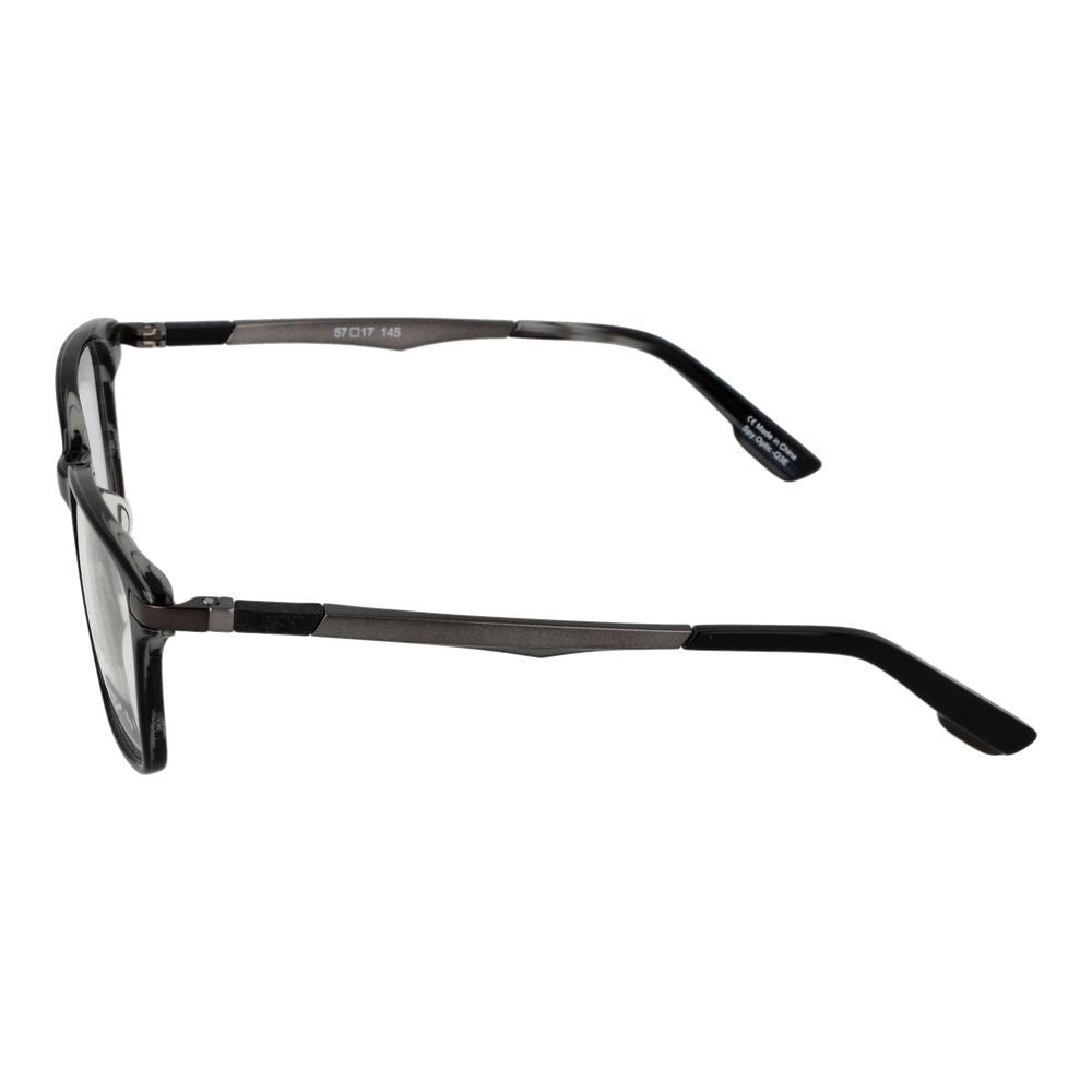Eyeglasses Frames by Spy for men in and black showcases a refined silhouette, detailed with a black coloured frame finish and a sophisticated full-frame frame design.