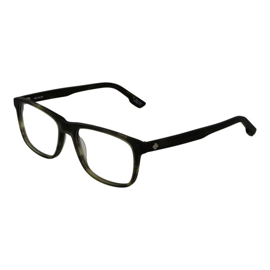 Eyeglasses Frames by Spy for unisex in olive features an refined silhouette, showcasing a sophisticated olive coloured frame and refined full-frame frame design for a refined look.