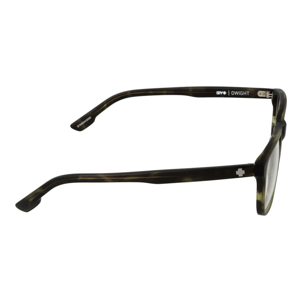 Eyeglasses Frames by Spy for unisex in olive features a refined silhouette, showcasing a refined olive coloured frame and full-frame frame design for a sophisticated, premium look.