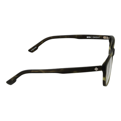 Eyeglasses Frames by Spy for unisex in olive features a refined silhouette, showcasing a refined olive coloured frame and full-frame frame design for a sophisticated, premium look.