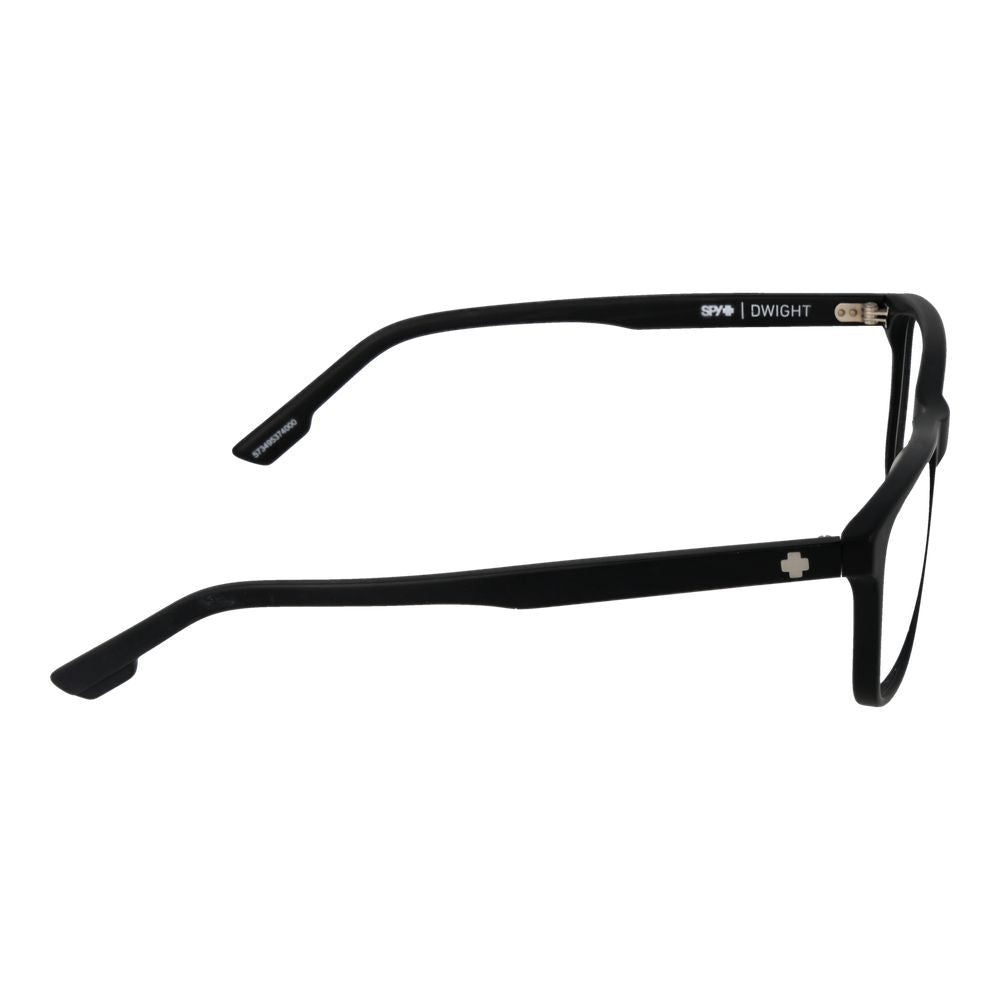 Eyeglasses Frames by Spy for unisex in black features a refined silhouette, showcasing a refined black coloured frame and full-frame frame design for a sophisticated, premium look.