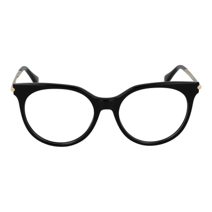 Eyeglasses Frames by Max Mara for women in and black showcases a refined silhouette, detailed with a black coloured frame finish and a sophisticated full-frame frame design.