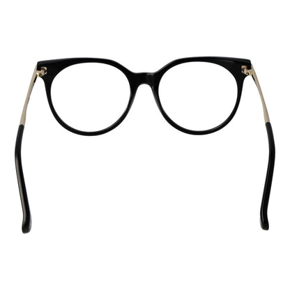 Eyeglasses Frames by Max Mara for women in and black showcases an refined full-frame frame design featuring a sophisticated black coloured frame for an refined and refined aesthetic.