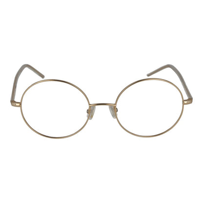 Eyeglasses Frames by Hugo Boss for women in and gold showcases a refined silhouette, detailed with a gold coloured frame finish and a sophisticated full-frame frame design.