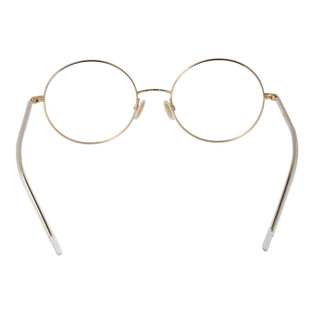 Eyeglasses Frames by Hugo Boss for women in gold features an refined silhouette, showcasing the refined gold coloured frame and sophisticated full-frame frame design.