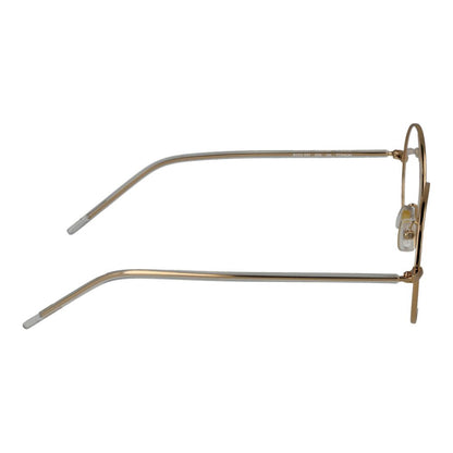 Eyeglasses Frames by Hugo Boss for women in gold features an refined silhouette, showcasing a sophisticated gold coloured frame and refined full-frame frame design for a refined look.