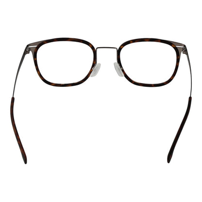 Eyeglasses Frames by Hugo Boss for men in brown features an refined silhouette, showcasing the refined brown coloured frame and sophisticated full-frame frame design.