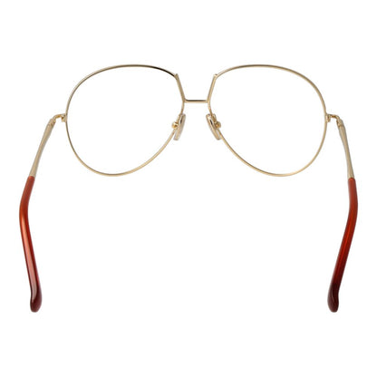 Eyeglasses Frames by Max Mara for women in orange features an refined silhouette, showcasing the refined orange coloured frame and sophisticated full-frame frame design.