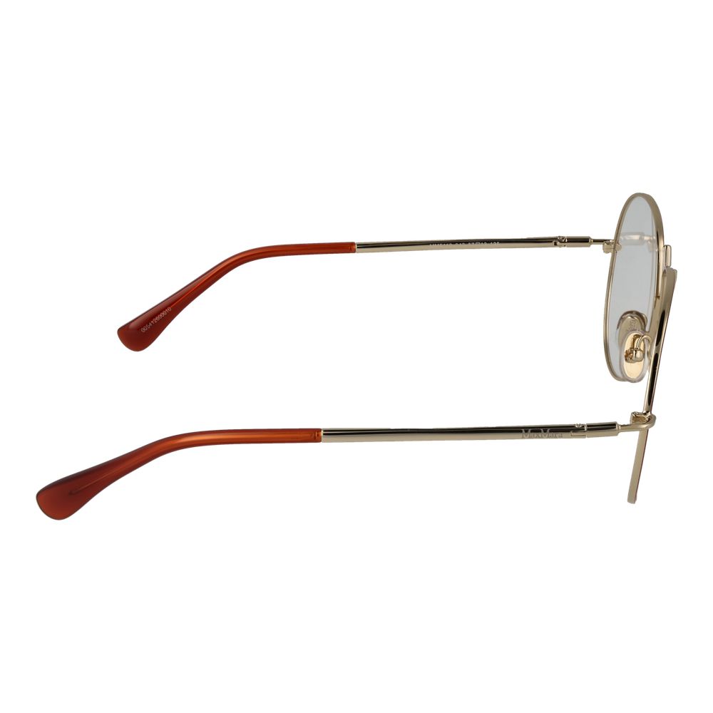 Eyeglasses Frames by Max Mara for women in orange features a refined silhouette, showcasing a refined orange coloured frame and full-frame frame design for a sophisticated, premium look.