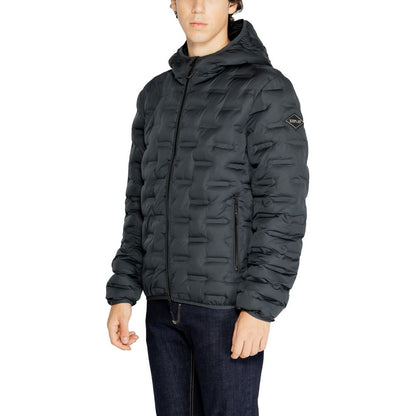 Jacket by Replay for men in polyester blue presents a authentic silhouette, artfully detailed with a authentic and functional for a premium authentic finish.