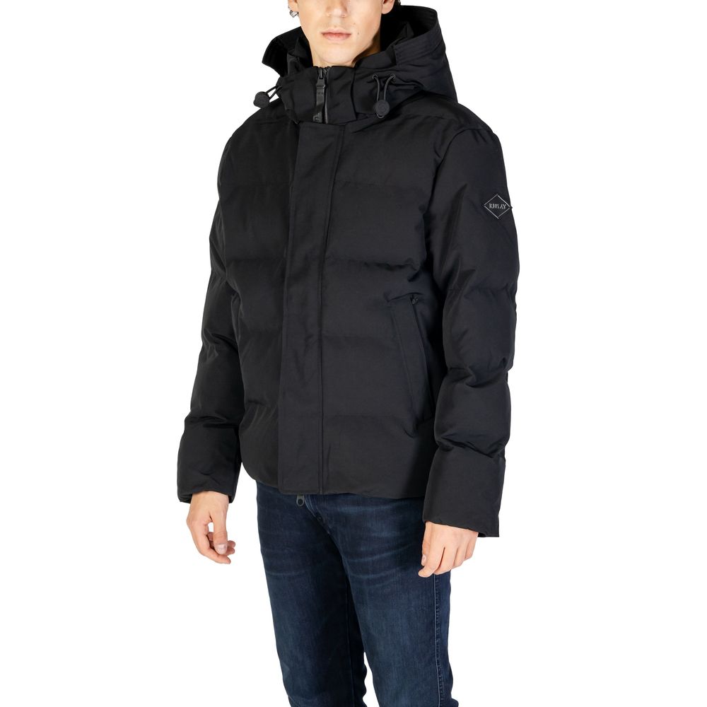 Jacket by Replay for men in nylon & polyester black presents a authentic silhouette, artfully detailed with a authentic and functional for a premium authentic finish.