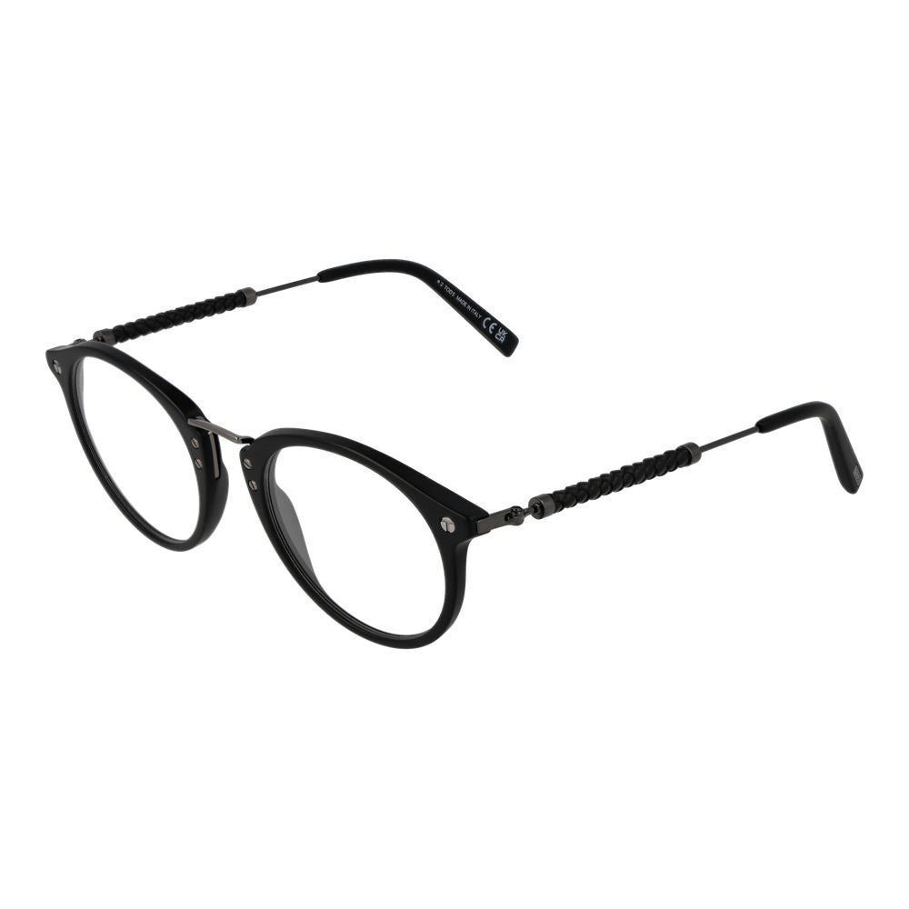 Eyeglasses Frames by Tod's for men in acetate black showcases a refined full-frame frame design with a refined black coloured frame finish for a refined and sophisticated look.