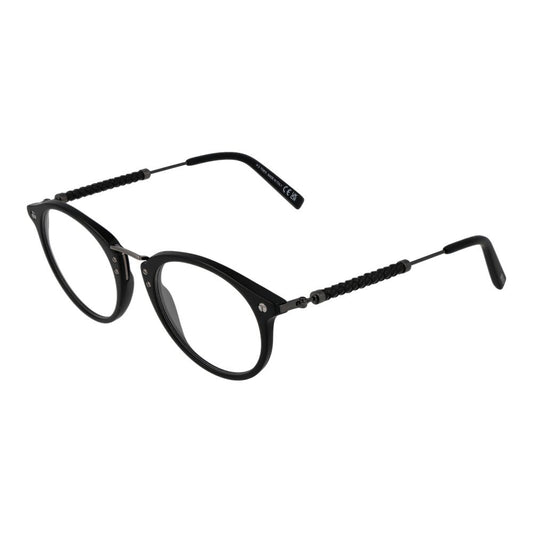 Eyeglasses Frames by Tod's for men in acetate black showcases a refined full-frame frame design with a refined black coloured frame finish for a refined and sophisticated look.
