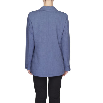 Street One Women's Stretch Viscose Polyester Suit - Blue